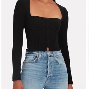 Jonathan Simkhai Standard Knit Bustier Top